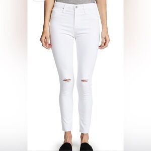 NWT 🦢 AG Adriano Goldschmied The Legging Ankle Super Skinny Raw Hem Jeans Sz 26